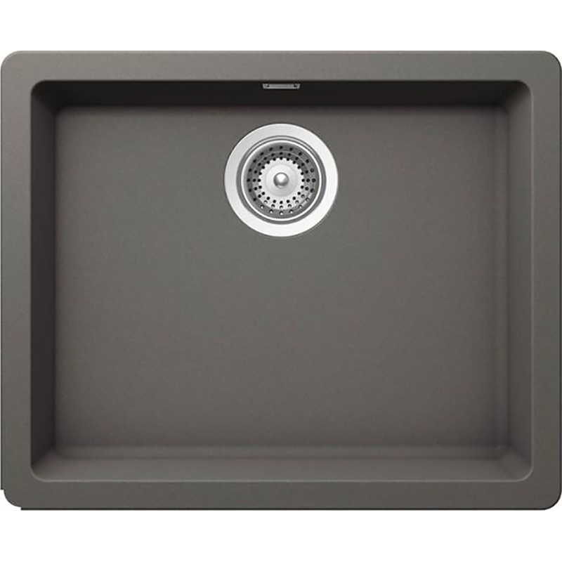 Schock Soho 60 (N-100) Cristadur 550x430 (подстольный монтаж) серебристый камень