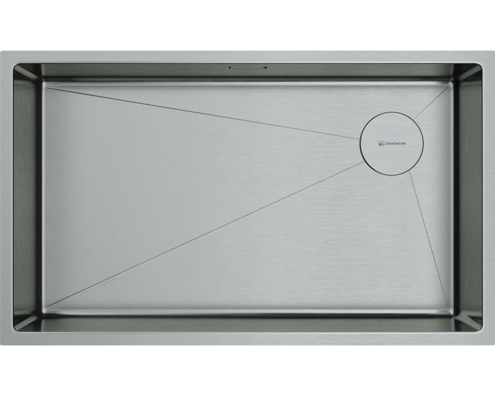 Omoikiri Taki 74-U/IF-L-IN Side нерж.сталь/нержавеющая сталь